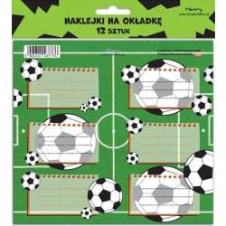 Naklejki na zeszyty - Piłka (12szt)
