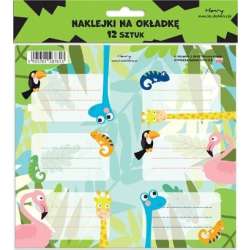 Naklejki na zeszyty - Żyrafa (12szt)
