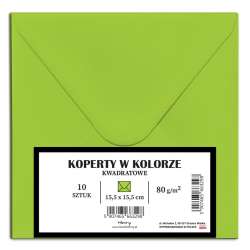 Koperty KW limonka 10szt