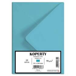 Koperty A5 niebieskie 10szt - 1