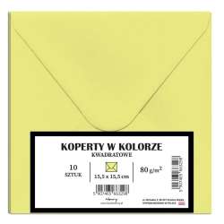 Koperty A5 blady żółty 10szt - 1