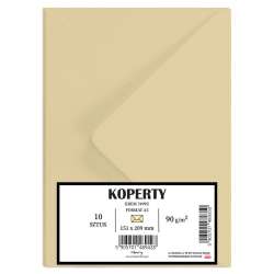 Koperty A5 kremowe 10szt