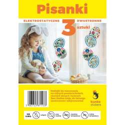 Naklejki Wielkanocne Pisanki 3szt