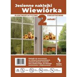 Naklejki jesienne Wiewiórka 2szt - 1