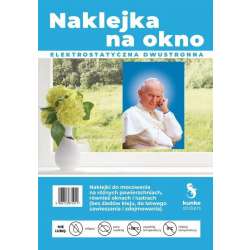 Naklejka na okno Jan Paweł II A3