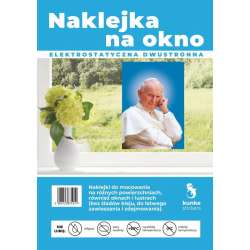 Naklejka na okno Jan Paweł II A5