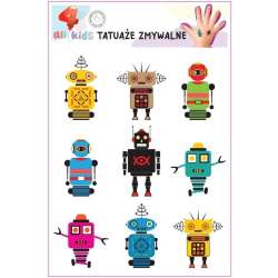 Tatuaże zmywalne dla dzieci Roboty - 1