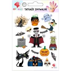 Tatuaże zmywalne dla dzieci Halloween 1 - 1