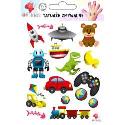 Tatuaże zmywalne dla dzieci Gry i zabawki - 1