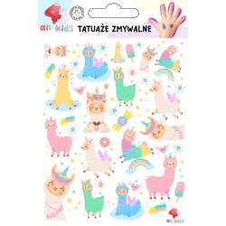 Tatuaże zmywalne dla dzieci Wesołe lamy - 1