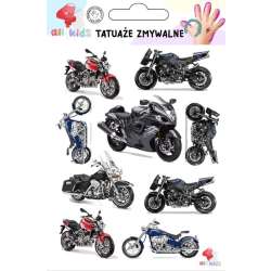 Tatuaże zmywalne dla dzieci Ścigacze motory - 1