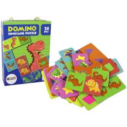 Domino dwustronne Dinozaury 10x5cm 28el