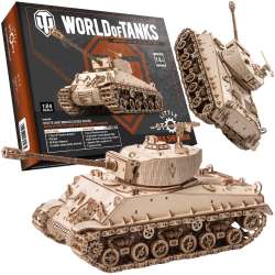 Puzzle Drewniane 3D - M4A3E8 Sherman - 1