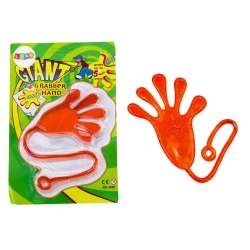 Lepka rączka elastyczna glut slime pomarańczowa - 1