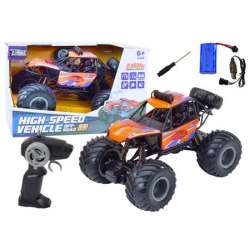 Auto terenowe R/C 1:8 amortyzatory pomarańczowy - 1