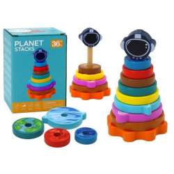 Piramida sorter drewniany 10el - 1