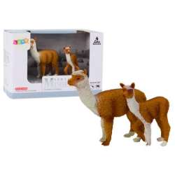 Figurka dorosła lama 8cm z młodą lamą 6cm