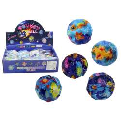Piłeczka świecąca z wgłębieniami 7cm Ocean MIX - 1