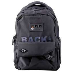 Plecak szkolny 6 kieszeni Back Up czarny 23L