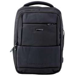 Plecak biznesowy z USB czarny 26L