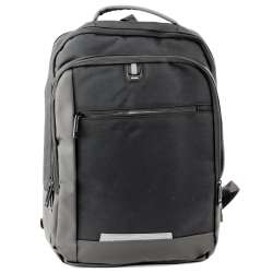 Plecak biznesowy z USB czarny 16L