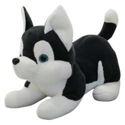 Maskotka przytulanka Husky czarno biały 30cm