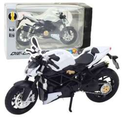 Motocykl metalowy ze światłem idźwiękiem 1:12