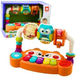 Pianinko interaktywne pomarańczowe , LEAN TOYS - 1