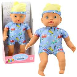Lalka bobas niebieskie ubranko 31cm - 1