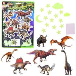 Naklejki fluorescencyjne na ścianę dinozaury - 1
