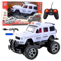 Radiowóz terenowy R/C 1:12 biały - 1