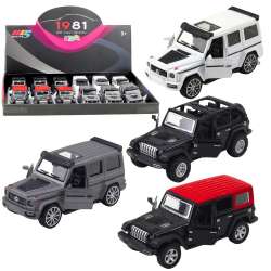Suv terenowy metalowy napęd pull-back MIX - 1