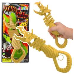 Gryzący szkielet dinozaura pistolet chwytak brąz - 1