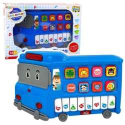 Pianinko edukacyjne Autobus niebieski - 1