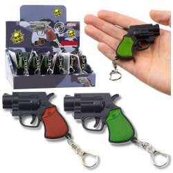 Brelok pistolet LED 6,5cm - 1