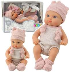 Lalka bobas niemowlak różowe ubranko 18cm - 1