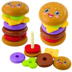 Układanka piramida hamburger 7el - 1