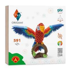 Origami 3D papuga/parrot ALEX - 1