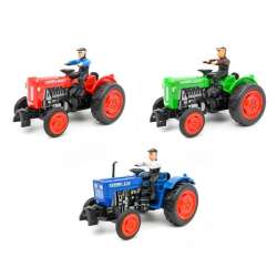 Traktor z ludzikiem 1:43 p9 mix cena za 1 szt (101707)