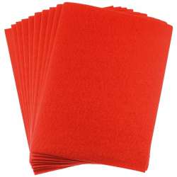 Filc A4 czerwony 2mm 10szt - 1