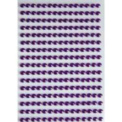 Dżety samoprzylepne fioletowe 6mm 140szt
