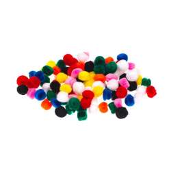 Pompony 10mm 100szt mix
