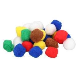 Pompony puszyste MIX 5cm 30szt - 1
