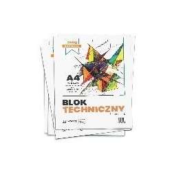 Blok techniczny A4 biały premium 250g (10szt)