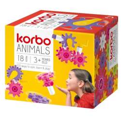 Korbo klocki Animals 18 -buduj i kręć! 1408 (GXP-675231)