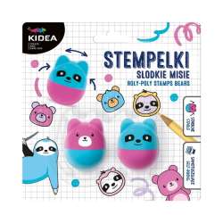 Stempelek wańka wstańka Misie KIDEA - 1
