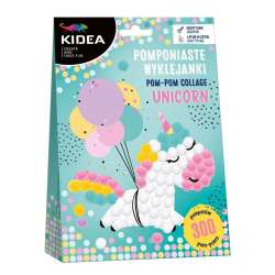 Wyklejanki pomponiaste Unicorn KIDEA - 1