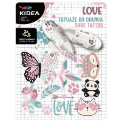 Tatuaże do obuwia świecące w ciemności Love KIDEA - 1