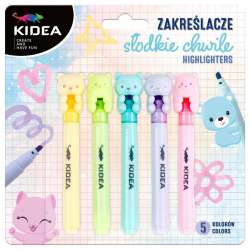 Zakreślacze słodkie chwile 5szt KIDEA
