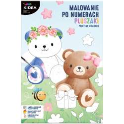 Malowanie po numerach Misie KIDEA - 1